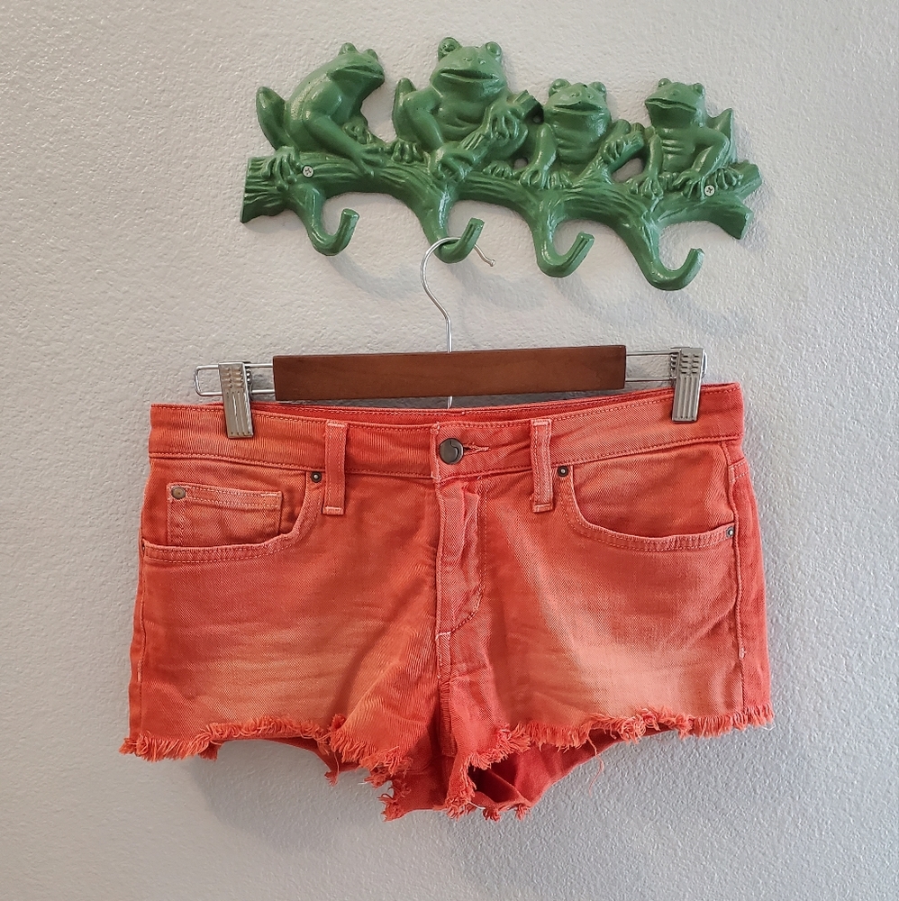 Joe's Orange Shorts